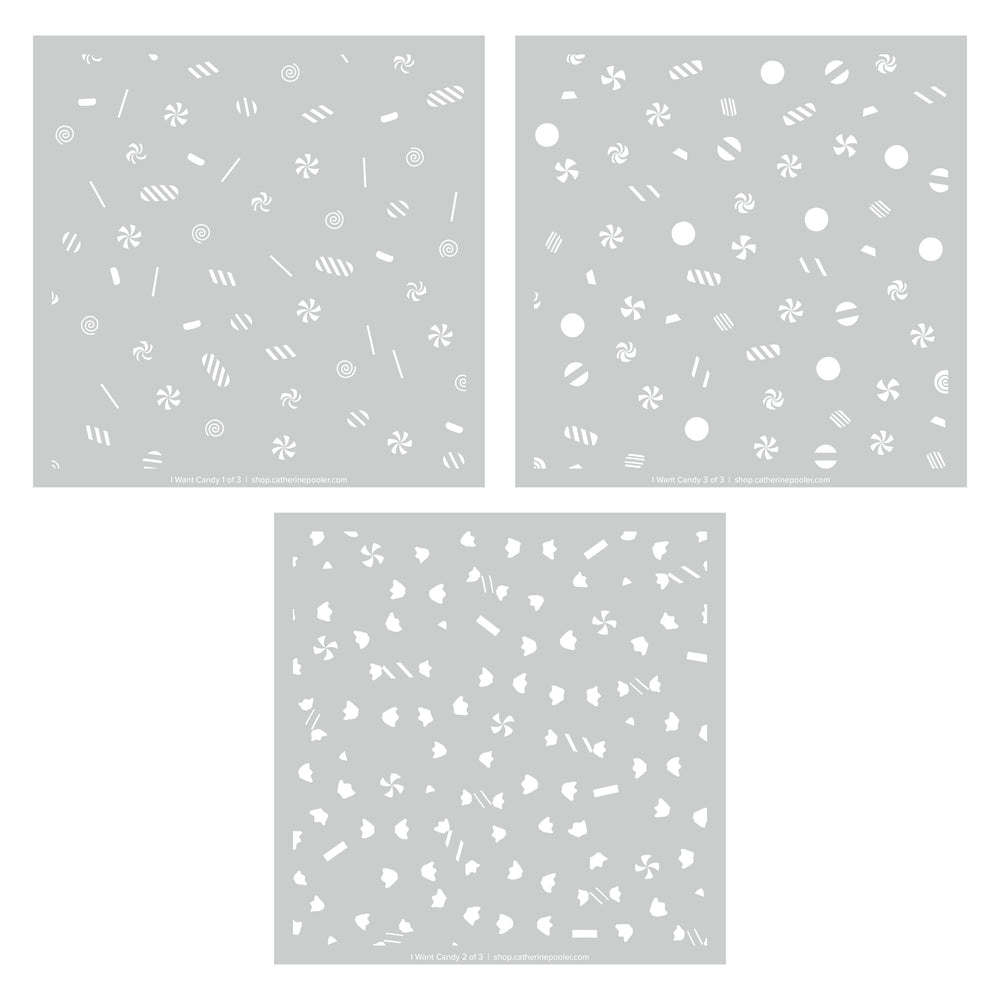 I want Candy Layered Stencils