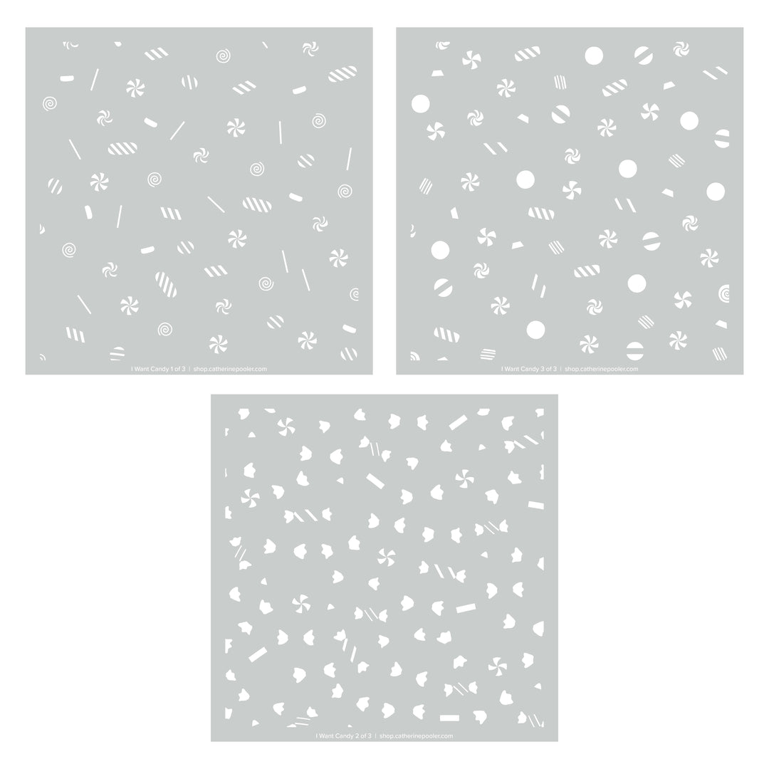 I want Candy Layered Stencils