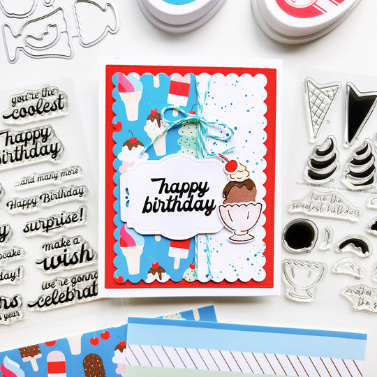 Another Trip Around the Sun-dae Stamp & Die Bundle