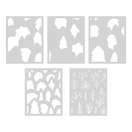 In the Forest Layered Stencils