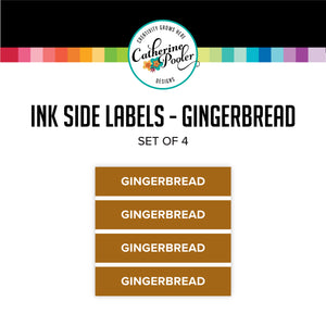 Gingerbread Ink Pad Side Labels
