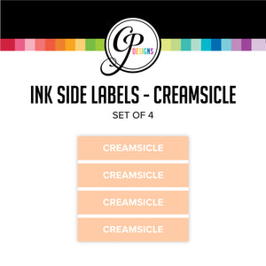 Creamsicle Ink Pad Side Labels