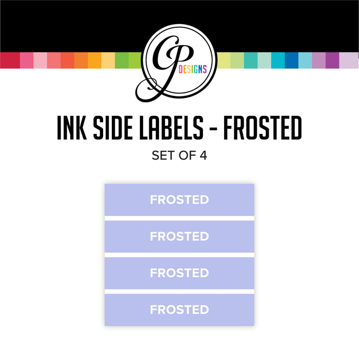 Frosted Ink Pad Side Labels