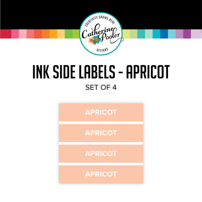 Apricot Ink Pad Side Labels