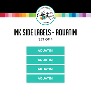 Aquatini Ink Pad Side Labels