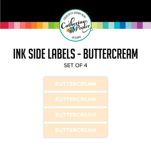 Buttercream Ink Pad Side Labels