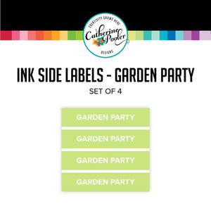 Garden Party Ink Pad Side Labels