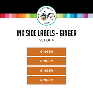 Ginger Ink Pad Side Labels