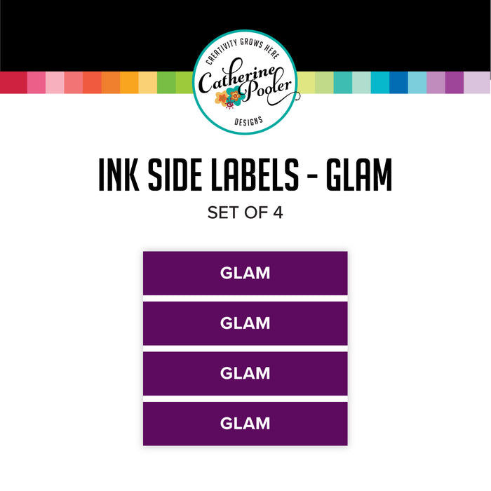 Glam Ink Pad Side Labels