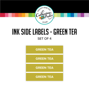 Green Tea Ink Pad Side Labels