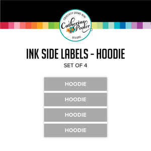 Hoodie Ink Pad Side Labels