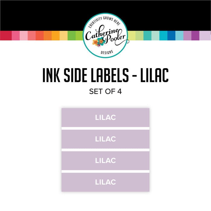 Lilac Ink Pad Side Labels