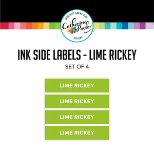 Lime Rickey Ink Pad Side Labels