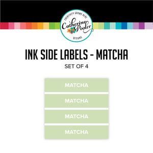 Matcha Ink Pad Side Labels