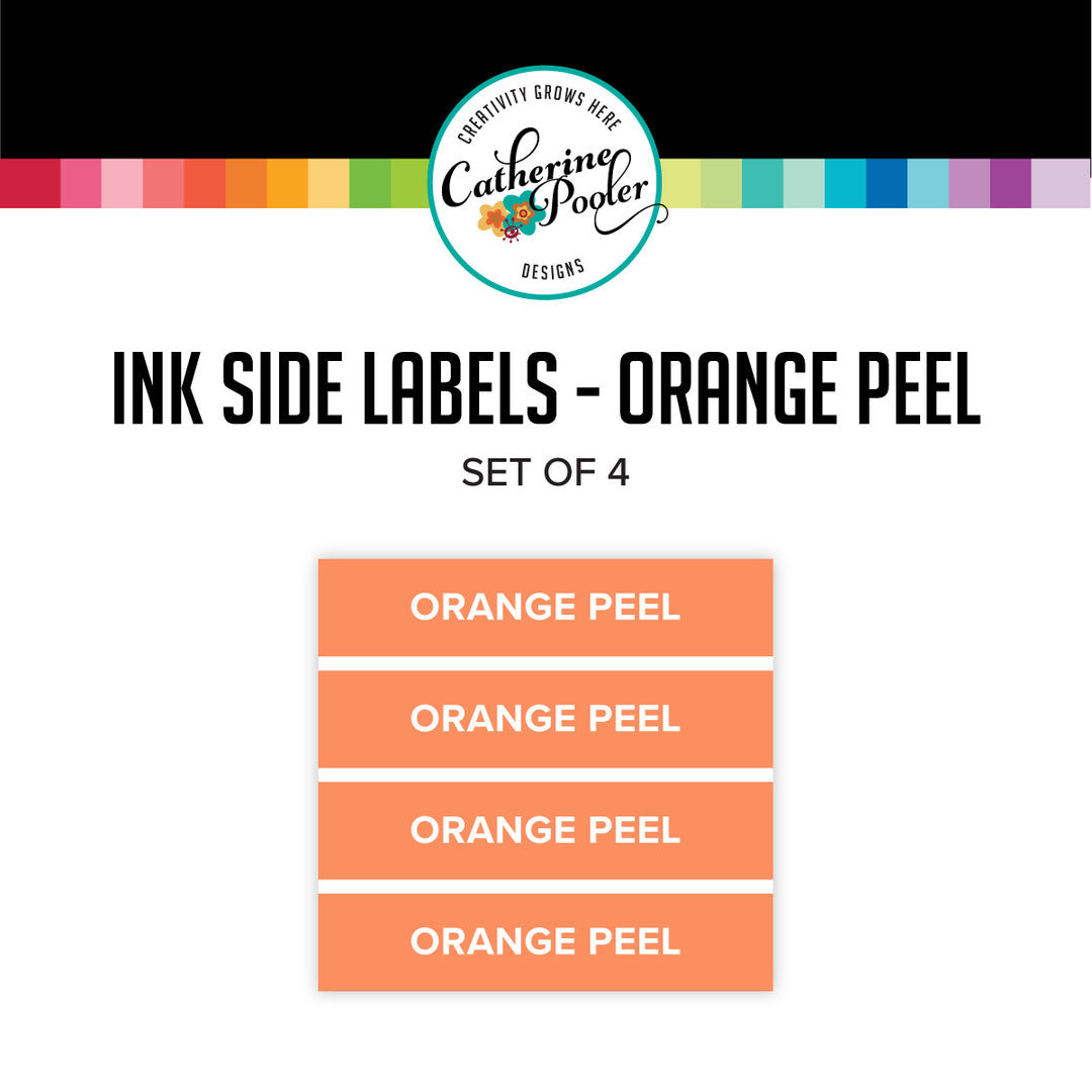 Orange Peel Ink Pad Side Labels