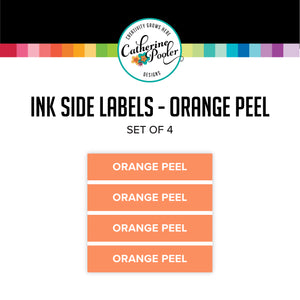 Orange Peel Ink Pad Side Labels