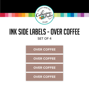 Over Coffee Ink Pad Side Labels