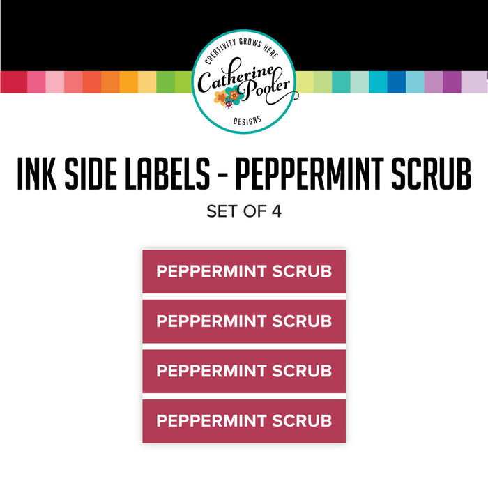 Peppermint Scrub Ink Pad Side Labels