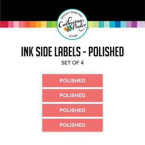 Polished Ink Pad Side Labels