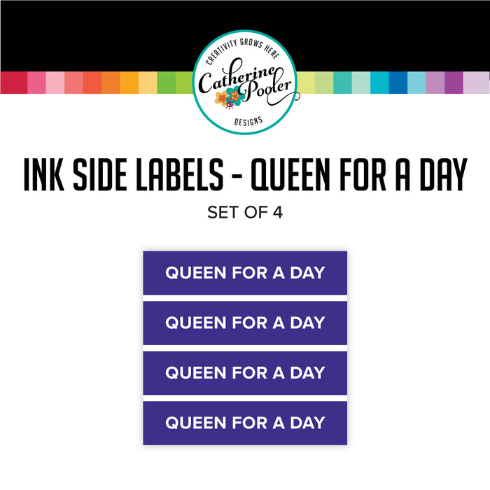 Queen For a Day Ink Pad Side Labels
