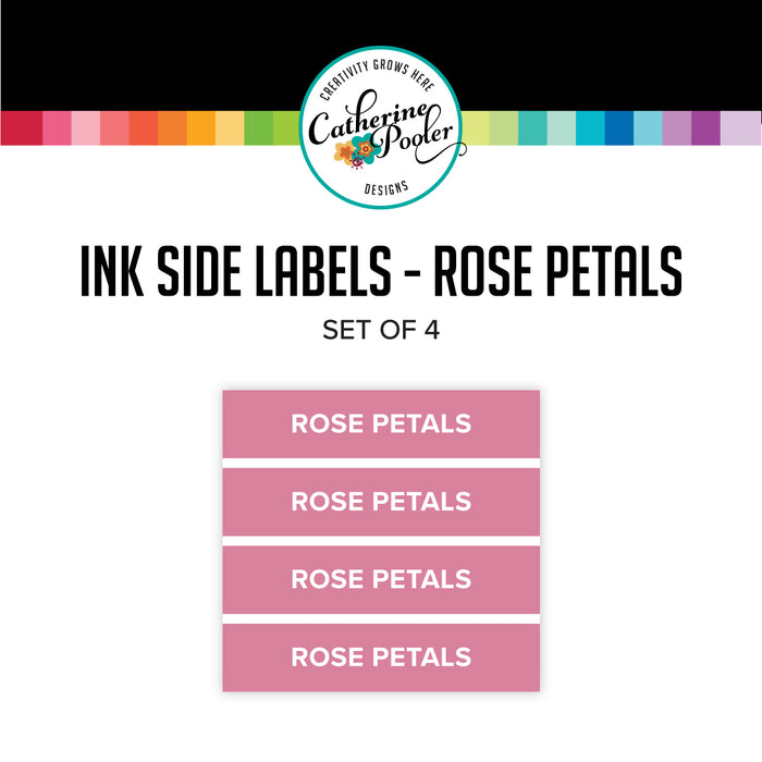 Rose Petals Ink Pad Side Labels