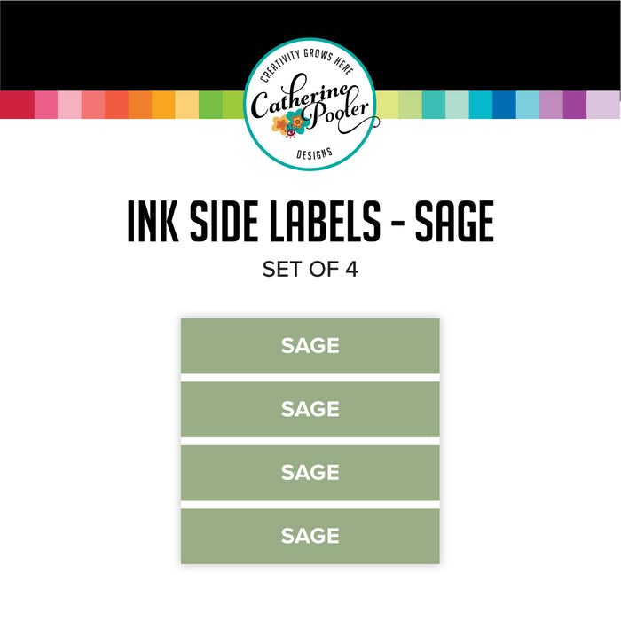 Sage Ink Pad Side Labels