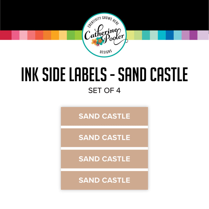 Sand Castle Ink Pad Side Labels
