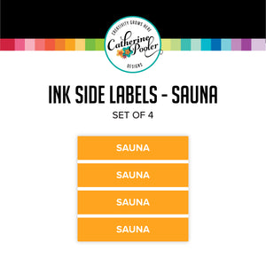 Sauna Ink Pad Side Labels