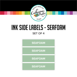 Seafoam Ink Pad Side Labels