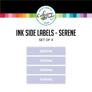 Serene Ink Pad Side Labels