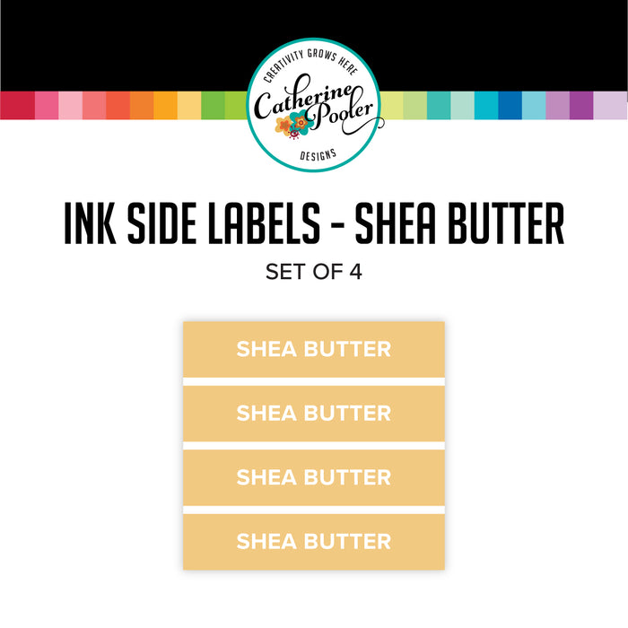 Shea Butter Ink Pad Side Labels