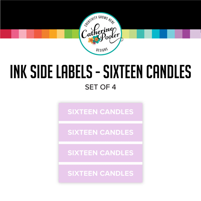 Sixteen Candles Ink Pad Side Labels
