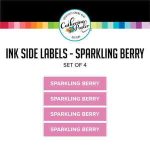 Sparkling Berry Ink Pad Side Labels