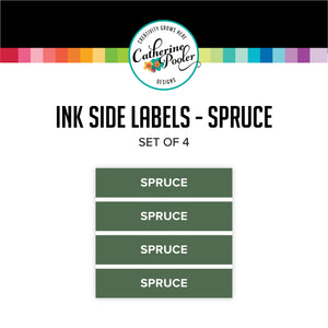 Spruce Ink Pad Side Labels