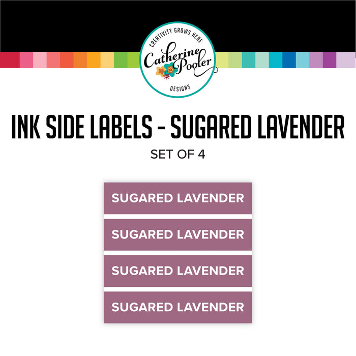 Sugared Lavender Ink Pad Side Labels