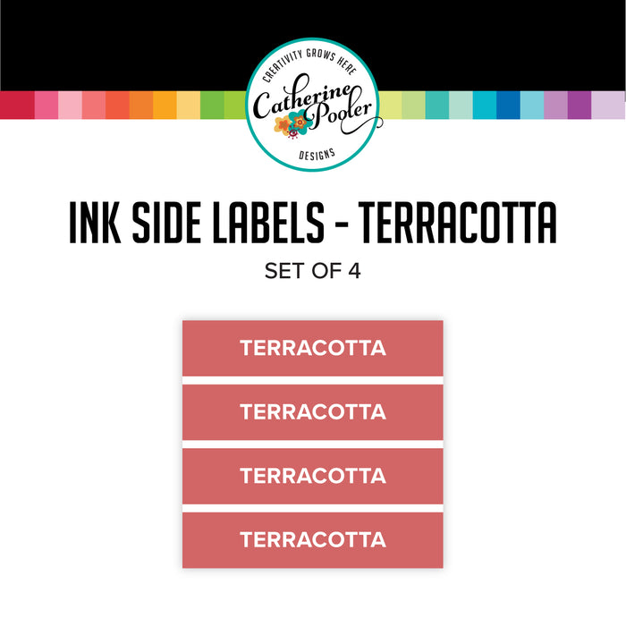 Terracotta Ink Pad Side Labels