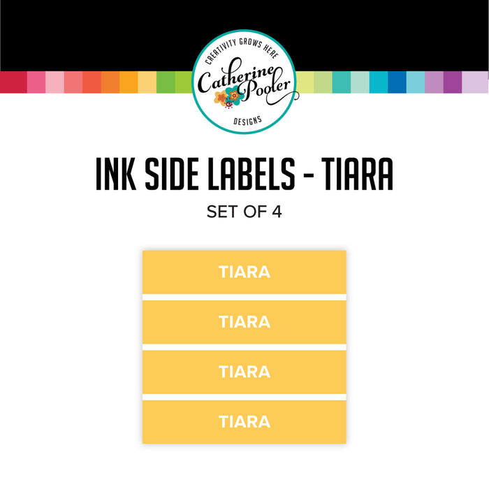 Tiara Ink Pad Side Labels