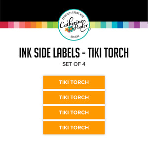 Tiki Torch Ink Pad Side Labels