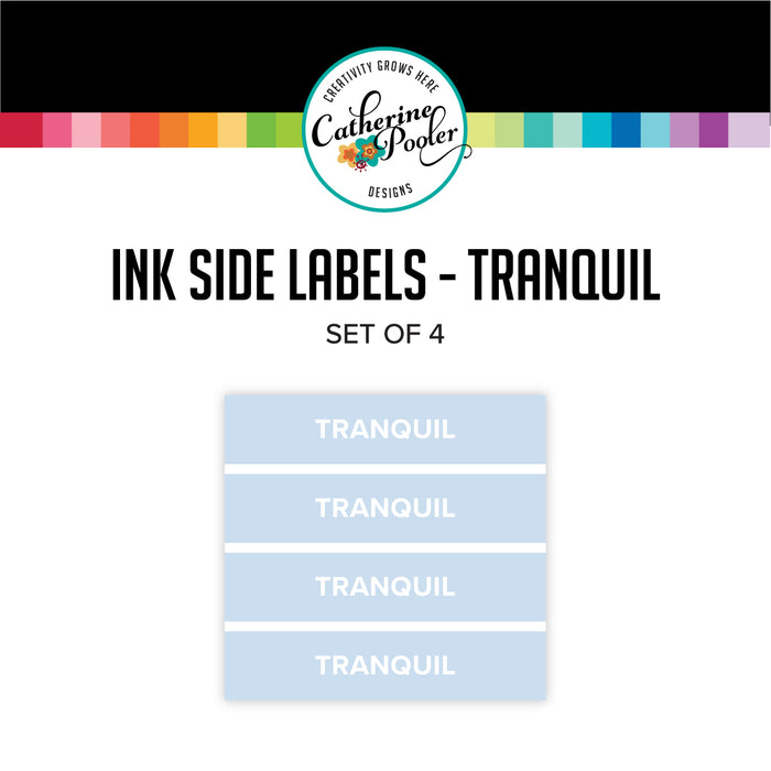 Tranquil Ink Pad Side Labels