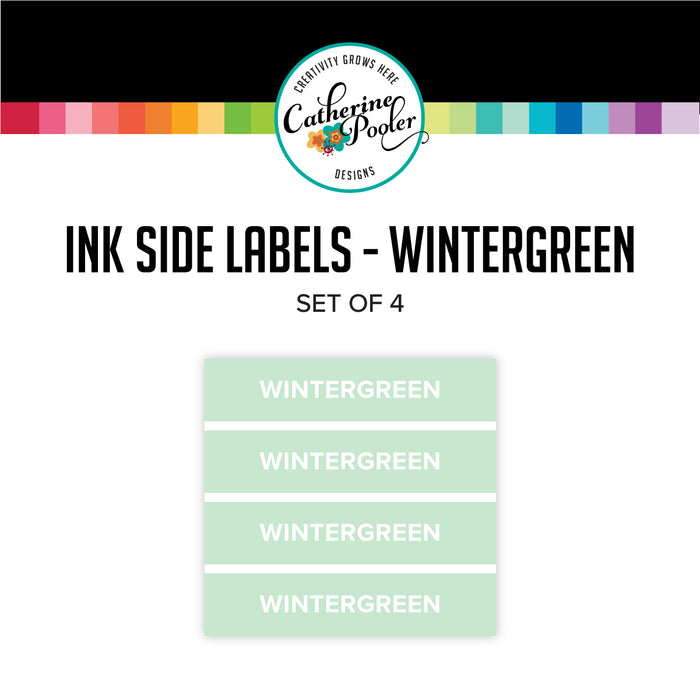 Wintergreen Ink Pad Side Labels – Catherine Pooler Designs