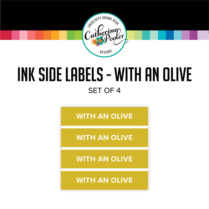 With an Olive Ink Pad Side Labels