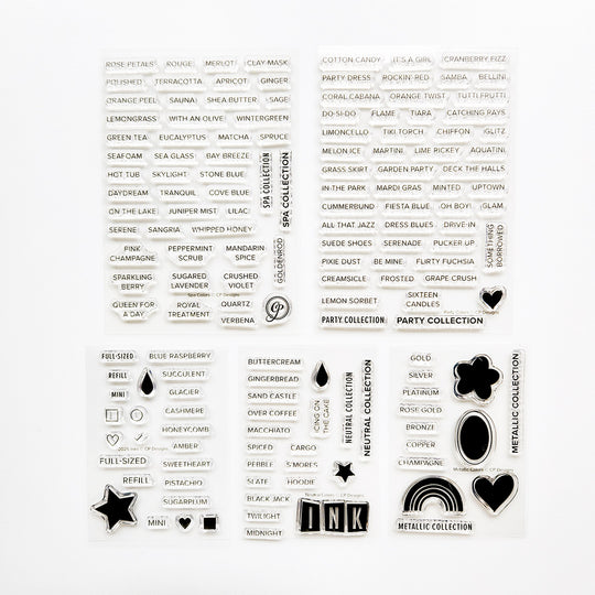 Ink Colors Stamps Bundle