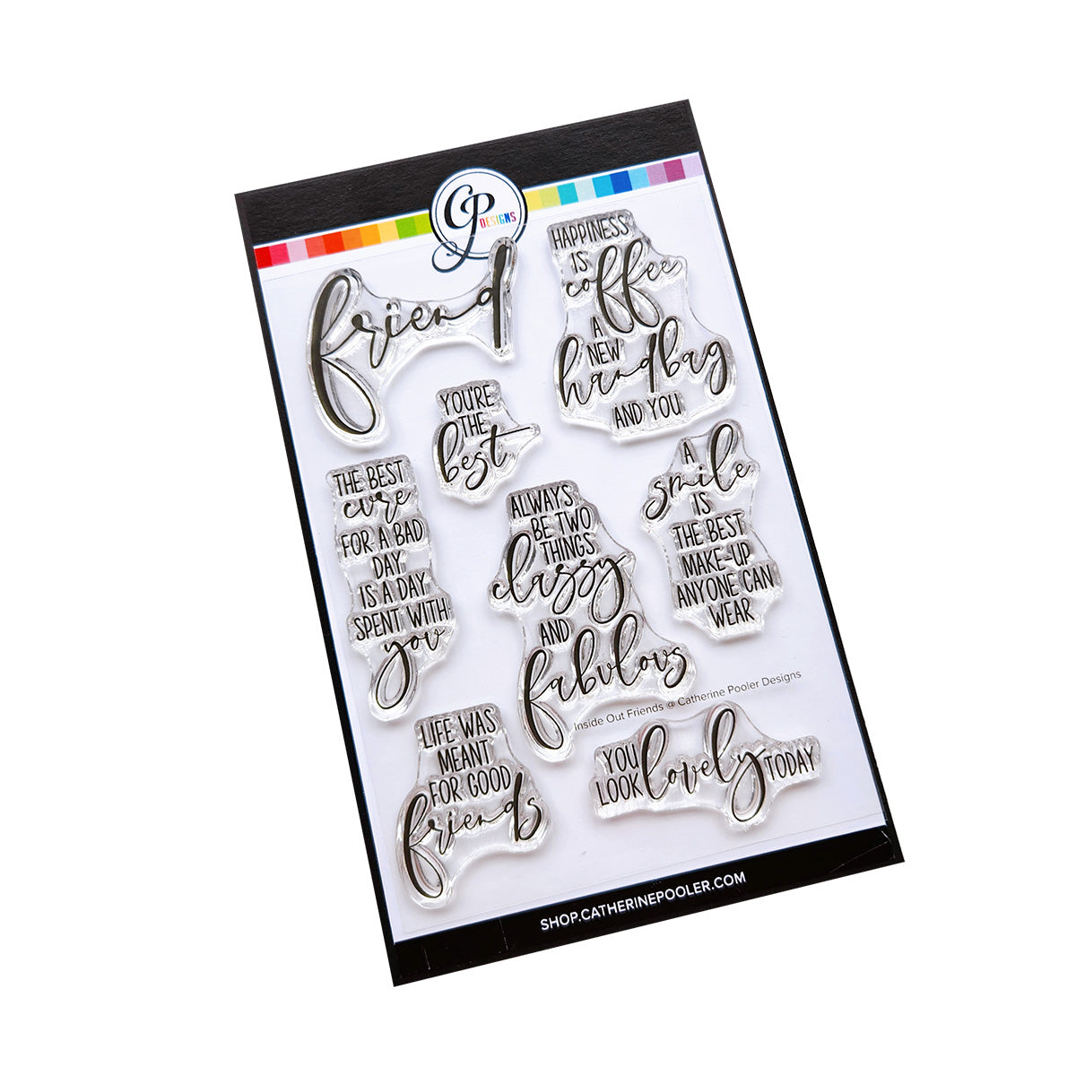 Freunde-Sentiment Stempel Für Karten & Scrapbooking – Clear Stamp 11x16 Cm