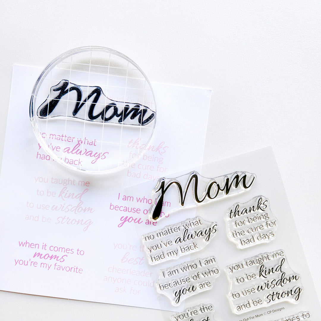 Inside Out for Mom Sentiments Stamp Set