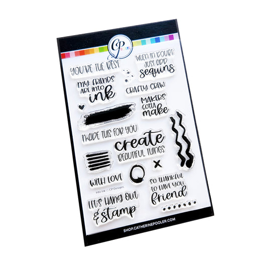 Into Ink Sentiments Stamp Set