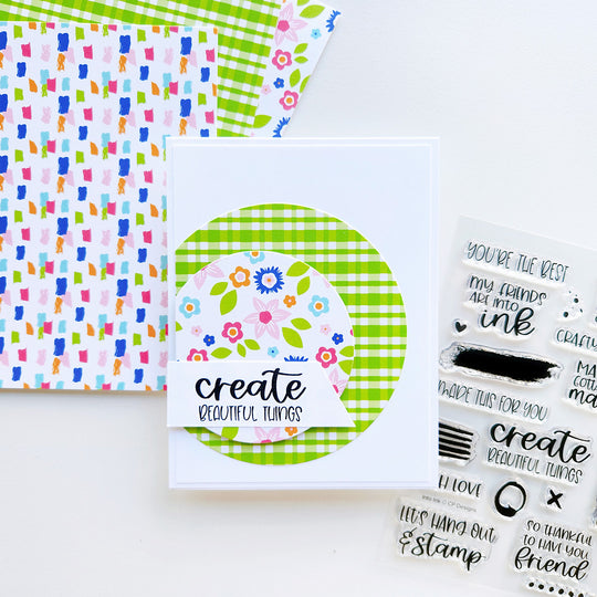 Into Ink Sentiments Stamp Set