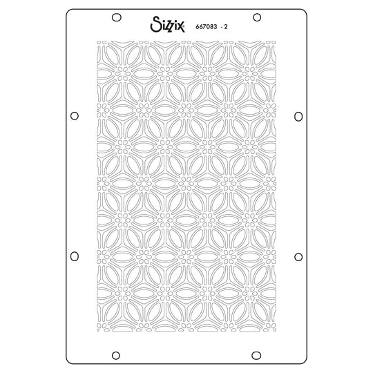 Background Textures Stencils by Sizzix