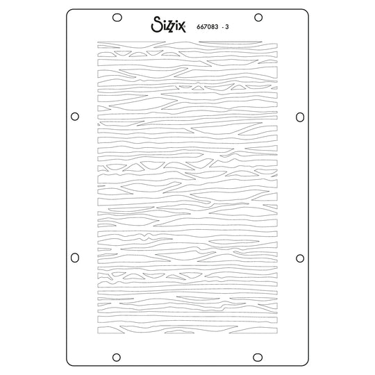 Background Textures Stencils by Sizzix