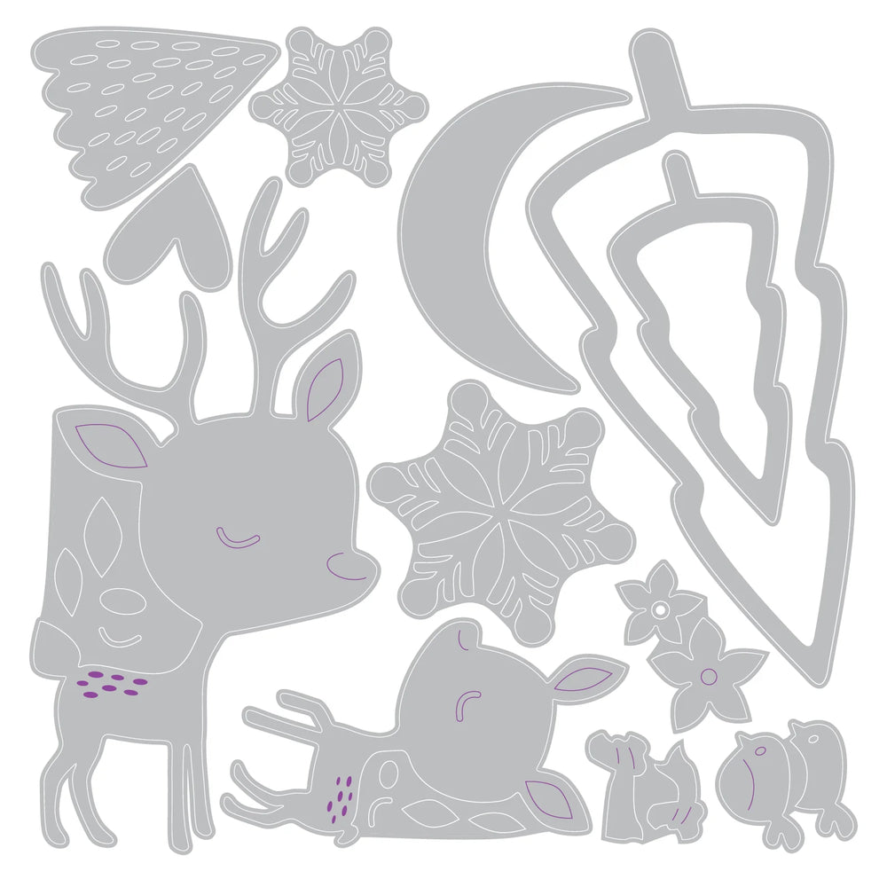 Hello Deer Thinlits Dies