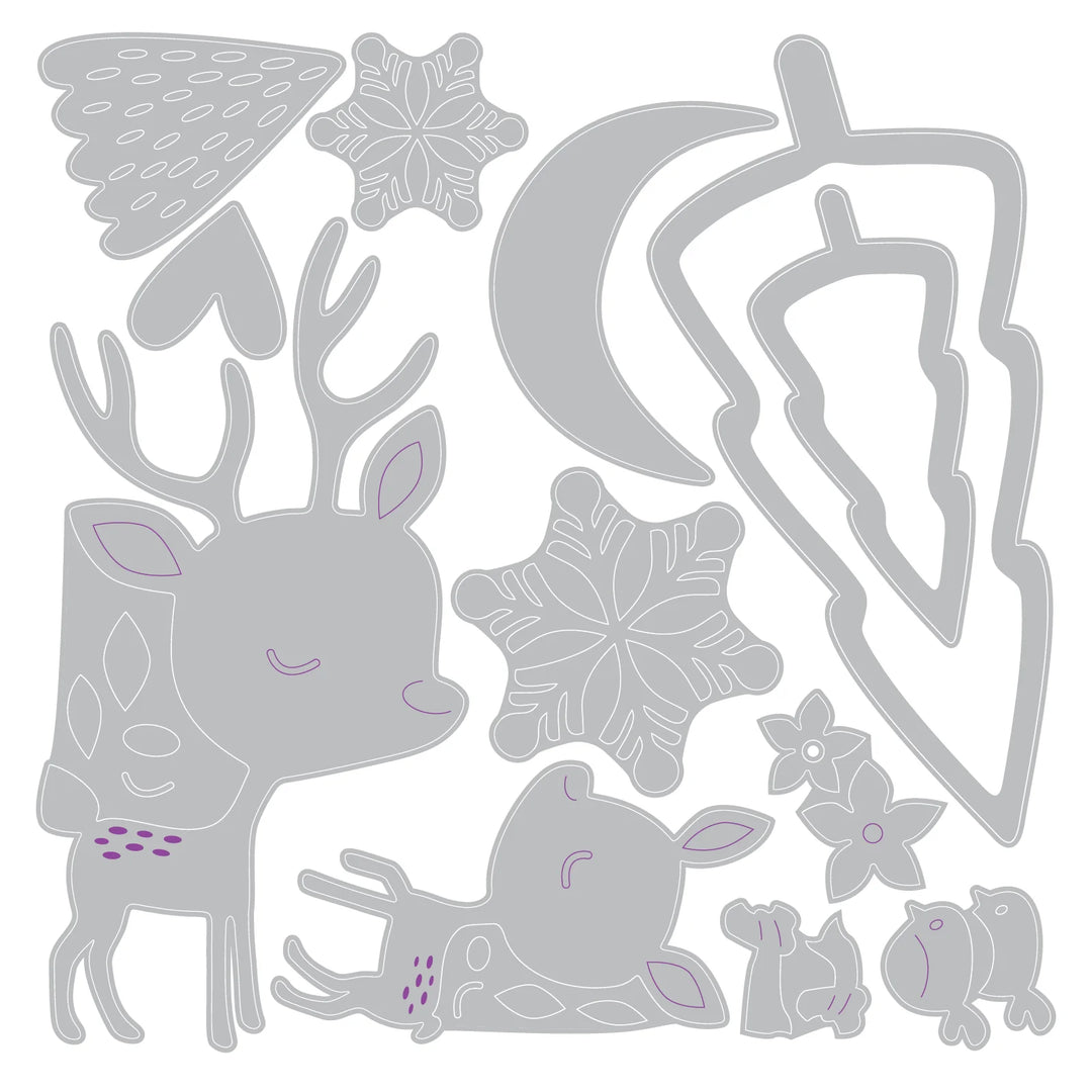 Hello Deer Thinlits Dies